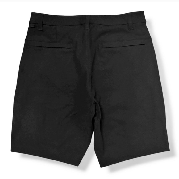 LULULEMON Black Commission Classic Fit Flat Front Chino Shorts 9” Inseam Size 28 - Picture 8 of 8